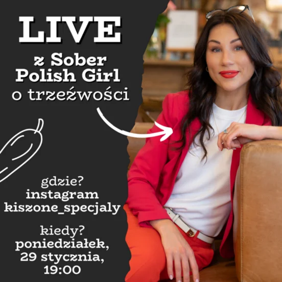 Spotkanie LIVE z trenerką trzeźwości! Tematy: alkohol, uzależnienia, problem alkoholowy