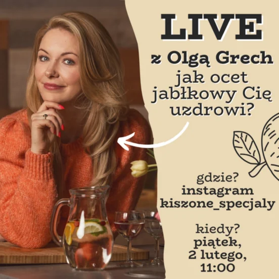 Spotkanie LIVE z dietetykiem! Tematy: ocet jabłkowy, kiszonki, właściwości, wpływ na zdrowie