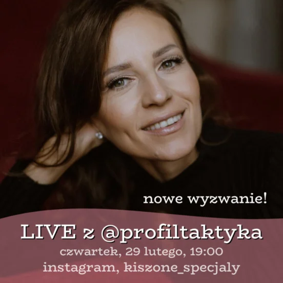 Spotkanie LIVE z Profiltaktyka! Temat: marcowe wyzwanie - jak ważne jest nawodnienie?