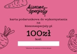Karta podarunkowa 100zł - wersja papierowa