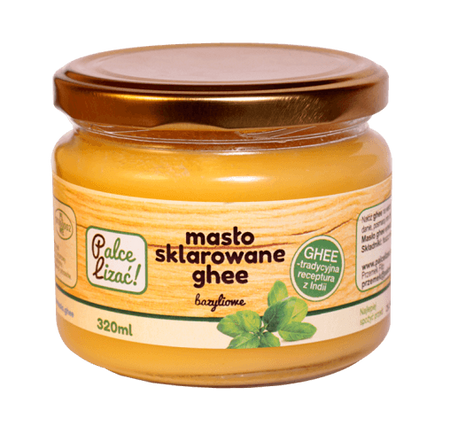 Masło sklarowane Ghee bazyliowe 320ml