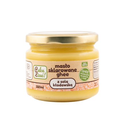 Masło sklarowane Ghee sól kłodawska 320ml