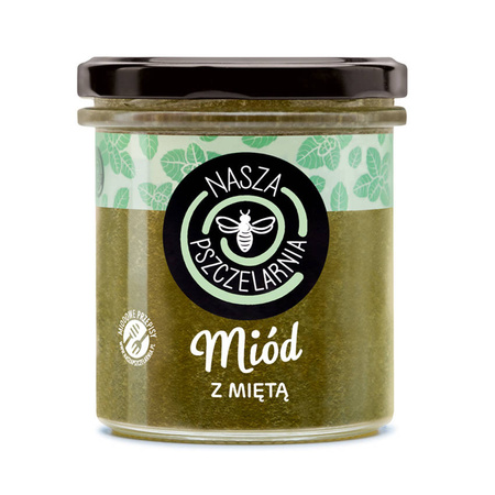 Miód z miętą 420g