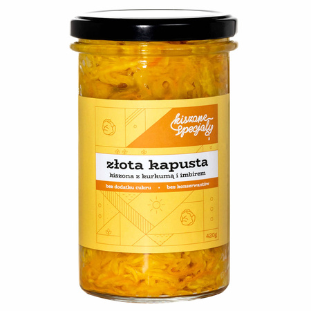 Złota kapusta kiszona 420g