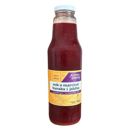 Sok z marchwi buraka i jabłka 750ml