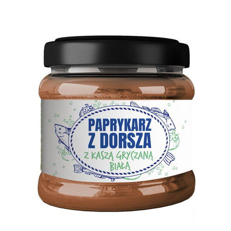 Paprykarz z dorsza z kaszą gryczaną 155g