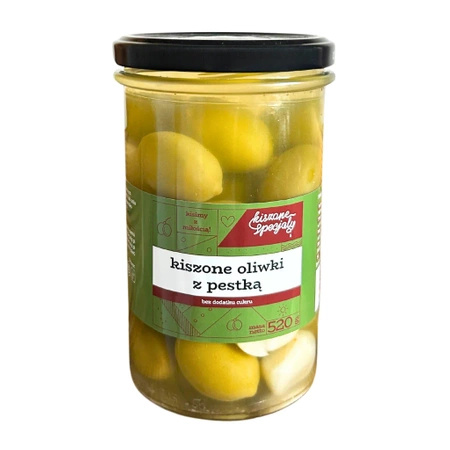 Kiszone oliwki z pestką 520g