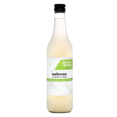 Zakwas z kapusty z miętą 500ml