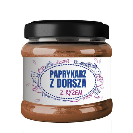 Paprykarz z dorsza z ryżem 155g