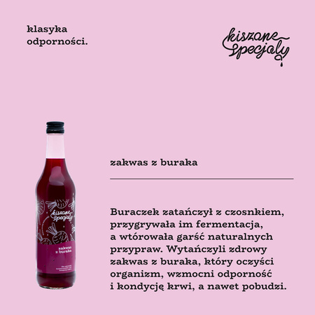 Zakwas z buraka 500ml