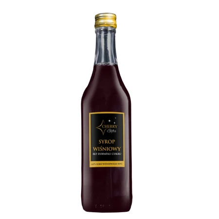 Syrop wiśniowy bez dodatku cukru 480ml