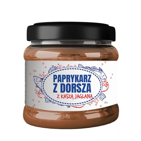 Paprykarz z dorsza z kaszą jaglaną 155g
