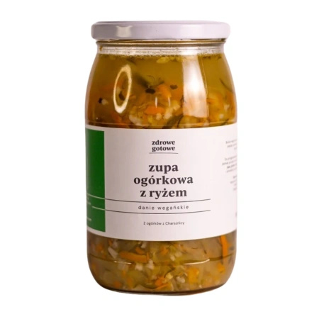 Ogórkowa z ryżem (wege) 900ml