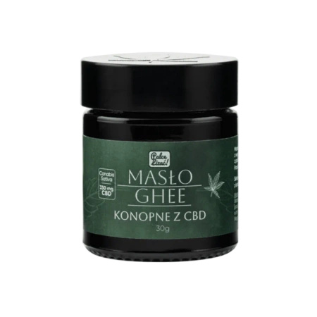 Masło sklarowane Ghee konopne z CBD 30g