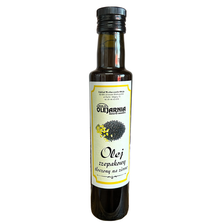 Olej rzepakowy tłoczony na zimno 250ml