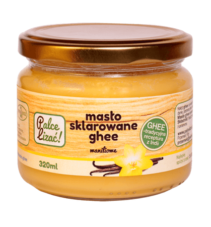 Masło sklarowane Ghee waniliowe 320ml