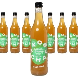 Kombucha mięta i cytryna 500ml 11 sztuk + 1 GRATIS