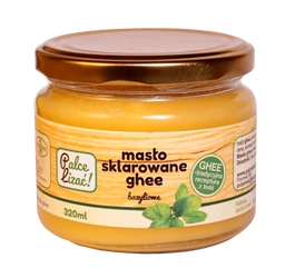 Masło sklarowane Ghee bazyliowe 320ml