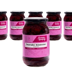 Carpaccio z buraków kiszonych 900g 8 sztuk + 1 GRATIS