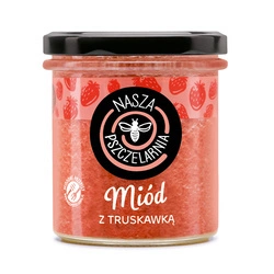 Miód z truskawką 420g